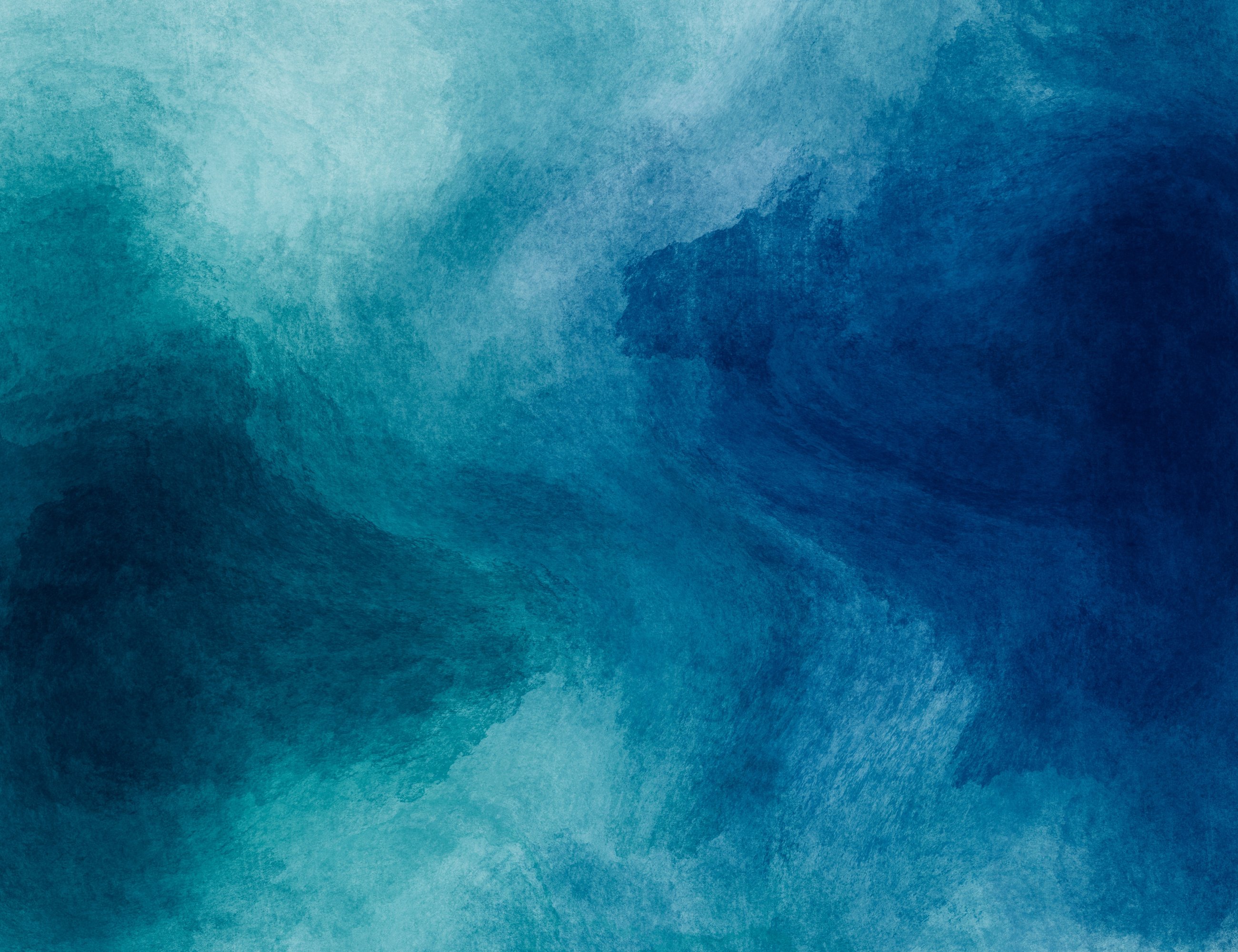 Watercolor blue color paint background